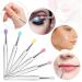 Abeillo 6PCS Silicone Lip Brush Silicone Lip Applicator Reusable Lip Balm Applicator with Cap Lip Scrub Brush Lip Brush for Lipstick Eyeshadow and Cream Lip Mask (Multicolor) - Buy Online on GoSupps.com