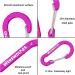 Werewolves Keychain Carabiner Set - 10pcs 2 Aluminum Mini Carabiner Clips with 5 Key Rings Assorted - Buy Online on GoSupps.com