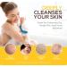 Luxxy 3 Pack Set: 2 Soft African Exfoliating Nets & 1 Rough Net Sponge - Perfect for Back, Neck, or Feet - Achieve Smooth, Silky Skin Daily - Great Gifts - Buy Online on GoSupps.com