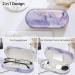 Fintie Hardcase Glasses Case & Contact Lens Container - Double-Sided Travel Set with Mirror - Purple Marble Design - Buy Online on GoSupps.com