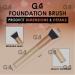 G4GADGET Liquid Foundation Brush - Premium Kabuki Flat Top Brush for Blending Liquid Cream Powder - Flawless Makeup Application - No Shedding Synthetic Bristles - Buy Online on GoSupps.com