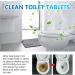 Toilet Bowl Tablets | Splash Toilets Cleaner Toilet Tablet Cleans Urine Stains Powerful Cleaning with Active Oxygen Purification for Sink and Toilet Cleaning Tablets Hamil - Buy Online on GoSupps.com