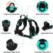 Buy Joytale Reflective Dog Harness for Small Dogs - Soft Padded Adjustable & Breathable - Safe Control Handle - Turquoise - 1 Pack - Buy Online on GoSupps.com