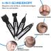 Buy 4-in-1 Ear & Nose Hair Trimmer for Men - USB Rechargeable Waterproof Facial & Eyebrow Grooming Tool - Buy Online on GoSupps.com