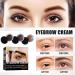 2PCS Eyebrow Pomade Waterproof Eyebrow Cream Brow Pomade Waterproof Smudge Proof Sweat Proof Long Lasting Natural Eyebrow Makeup for All Brow Shapes Dark Brown & Taupe - Buy Online on GoSupps.com