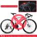 Folding Bike Basket - Removable Front & Rear Cargo Basket for Men's and Women's Mountain Bikes - Collapsible Bike Accessory - Buy Online on GoSupps.com