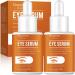 Birthday Gifts for Women Dark Circles Under Eye Treatment For Puffiness And Bags Under Eyes Wrinkles Dark Circles Eye Care Skin Care Caffeine Eye Serum Eye Bag Remover Puffy Eyes Treatment Products Orange