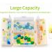 Daily Pill Organizer - Portable Travel Case for Vitamins Medications & Supplements - Magnetic Design Dustproof & Damp Proof - Apricot Color - Buy Online on GoSupps.com
