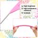 30-Piece Pink Parting Comb Set for Braids Hair - Heat Resistant Teasing Combs with Stainless Steel Pintail - Buy Online on GoSupps.com