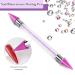 Nail Rhinestones Picker Dotting Pen | Dual-Ended Wax Pencil & Tweezers | Best Nail Art Tools Set for DIY Decoration - Buy Online on GoSupps.com