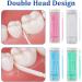 Buy Colored Plastic Toothpicks - 240 Double-Sided Tooth Sticks in Soft Box | Ideal for Kids & Seniors - White Pink Green Blue | International Shipping - Buy Online on GoSupps.com