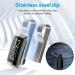 EEweca 2-Pack Clip Holder for Fitbit Charge 3/4 Silicone Case Accessory  Black+Black - Buy Online on GoSupps.com