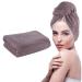KinHwa Extra Large Microfiber Hair Towel Super Absorbent Hair Dry Towel Wrap for Drying Wet Hair 24inch x 44inch Purple   Purple 1 pack