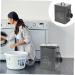 Amosfun 1 Set Simple Laundry Box Storage Box Flour Dispenser Enamelware Laundry Holder Grey Iron - Buy Online on GoSupps.com