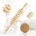 Above Zero Fascia Roll: Wood Massage Roller for Neck Legs & Muscle Relaxation - Gua Sha Body Shaping - Buy Online on GoSupps.com