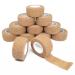 12 Roles Self -adhesive bandage self -adhering bandage sport elastic binding cohesive paving association adhesive tape fixing bandage for fingers toes 2.5cm x 4.5m skin colors 2.5cm skin colors