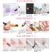 Acrylic Nail Kit with White Pink Clear Powder, Electric Clipper, Tips, Forms, and DIY Art Tools for Beginners - Buy Online on GoSupps.com