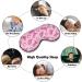 Buy Pink Cowgirl Sleeping Mask - Soft Adjustable Eye Cover for Men & Women | Light-Blocking Sleep Mask for Better Sleep - Buy Online on GoSupps.com