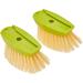 Full Circle Dish Brush Refill 2-Pack - Green Soap Dispensing Brush - Buy Online on GoSupps.com