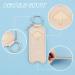 Shop WADORN 5 Color PU Leather Chapstick Pouch Keychain - Stylish Lipstick Holder & Lip Balm Case with Keyring for Travel & Organizing Accessories - Buy Online on GoSupps.com