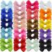 40 pieces 2.5 "Baby girls Little Hair Boings Clips Rip Band Arches Hairchatter Hairdressing For Girls Including Aked Children Children