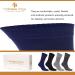 NoblesBox Diabetic Socks | Soft Bamboo for Men & Women | High Circulation, Diabetes, Varicose, Maternity, Neuropathy | 4 Pairs - Buy Online on GoSupps.com