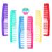 QITIMIR Colorful Hair Comb Set Hair Combs For Women and Men Detangler Comb Plastic Comb Wide Tooth Combs Pocket Comb Women Accessories Red Blue Green Purple Pink and Yellow Colors (6 pack) Daisy