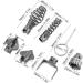 Drain Cleaner Combination Cutter Head Set | Steel Cutting Head Set Combination Drain Cleaner Tool - Cutter Head Drain Cleaner Complete and Sturdy for Living Room Kitchen Hotels Skoulazeo - Buy Online on GoSupps.com
