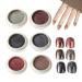 Nail Chrome Powder Set chrome pour ongles - 6 couleurs paillettes pigment pigment pour les paillettes - Poudre de pigment clou pour petite amie pouse amie s ur fille 04 D