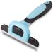 Pets First Professional Pet Brush - Grooming & Deshedding Tool for Cats & Dogs - Reduces Shedding, Dead Hair, Tangles - Detachable Stainless Steel Comb for Easy Cleaning - Soft Anti-Slip Handle