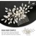 Amosfun Bridal Headwear Hair Toppers Hair Pin Hair Clip Bridal Hair Comb Hair Side Comb Wedding Headpiece Wedding Elegant Headdress Bridal Headdress Metal White Accessories Classical Bride - Buy Online on GoSupps.com