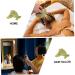 Buy Google Jade Scalp Massage Combs - 2 Piece Head Kamm for Gua Sha Hair Care - Buy Online on GoSupps.com