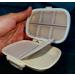 Travel Pill Organizer Case - Beige | Organize Your Medications On-the-Go | International Shipping Available - Buy Online on GoSupps.com