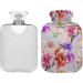 Naanle Vintage Summer Flowers Hot Water Bottle - 2L | Heat Therapy & Back Pain Relief | Ideal for Hand & Foot Warmer | International Shipping Available - Buy Online on GoSupps.com