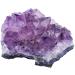 Nupuyai Natural Amethyst Druse Rough Stone Irregular Crystal Cluster Druse Piece Reiki Healing Stone Decoration Amethyst X-Small