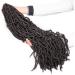 Xtrend 24 Inch 2 Packs Dark Brown Nu Faux Locs Crochet Hair | Pre-looped Gypsy Locs Braids Extension - 18 Strands 4# 24 Inch - Buy Online on GoSupps.com
