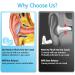 ACVVIP Silicone Ear Plugs - 24 Reusable Noise Canceling Earplugs for Sleeping & Travel - Soft Light Blue with Carrying Box - Buy Online on GoSupps.com