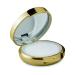 Natural lip balm with metallic finish and mirror in the lid Gold