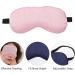 Buy Silk Eye Masks for Sleep - Adjustable Strap 3 Pack Soft Satin Sleep Masks for Women & Men | Travel Blackout Eye Cover - Buy Online on GoSupps.com