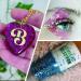 Estanoite 24 Color Glitter Mix - Holographic Flakes for Face, Body, Nails - Iridescent Loose Glitter - Buy Online on GoSupps.com