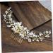 DOITOOL Hair Comb for Bride Wedding Hair Barrette Flower Pearl Comb Bridesmaid Hair Clips Bridal Hair Clips Rhinestone Hair Comb Bridal Hair Comb Clip Wedding Hair Comb Accessories Dress - Buy Online on GoSupps.com