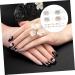minkissy 4 Boxes 3D Nail Accessories Gems for Nails Nail Art Stickers Flower Nail Charms Charm Abs Rhinestone Zinc Alloy Acrylic - Buy Online on GoSupps.com