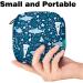 Buy Portable Women's Binding-Up Bags & Menstrual Cup Pockets | Cute Cartoon Shark Pattern - Ideal for Teenage Girls & First Period Essentials - Buy Online on GoSupps.com
