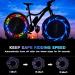 Tandarui LED Bicycle Wheel Lights - Waterproof Bike Spoke Reflector | Black 32 LED - Bicycle Accessories - Buy Online on GoSupps.com