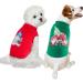 Funny Dwarf Prints Dog Christmas Shirt | 2-Pack Green & Red Puppy Tank Tops for Holiday Parties - Buy Online on GoSupps.com