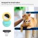 2022 Airtag Cat Necklace Holder - Waterproof 2-Pack Compatible with Apple Airtag - Small Cat Neck Band Covers in Blue-Green & Yellow - Buy Online on GoSupps.com