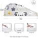 Cartoon Koala Face & Star Hair Towel 2 Pack | Super Absorbent Quick Dry Hair Turbans for Women & Girls - Buy Online on GoSupps.com