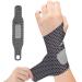 Ultra Thin Wrist Brace for Carpal Tunnel - Adjustable Lightweight & Breathable - Sport Support for Men & Women - Order a Size Up - Black - Buy Online on GoSupps.com