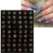 JMEOWIO 10 Sheets Christmas Snowflake Nail Art Stickers Decals Self-Adhesive Winter Holiday Nail Supplies Nail Art Design Decoration Accessories - Buy Online on GoSupps.com