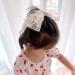 Off-White Large Lace Hair Bows for Girls & Women - Cute Hair Clips for Wedding Beach Party, School - Stylish Hair Accessories - Butterfly Toddler Clip - Buy Online on GoSupps.com